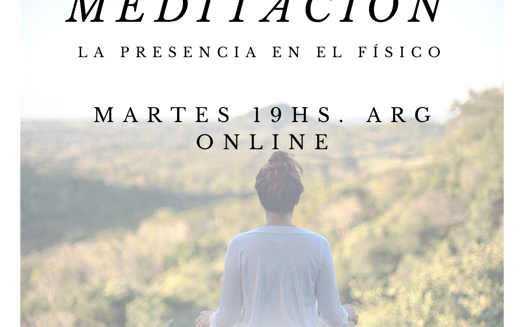 meditacion online y gratuita. todas las semanas.